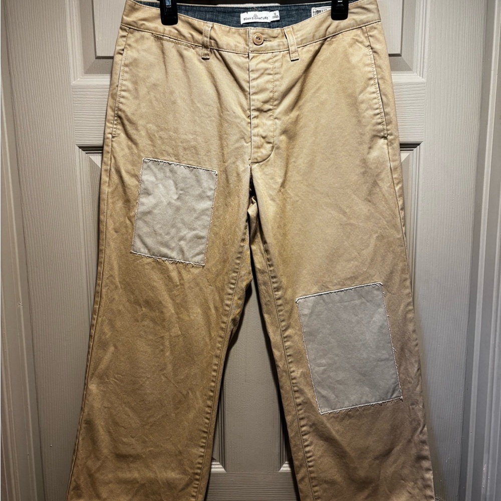 L.L. Bean Signature Boyfriend Chinos Mid rise patchwork